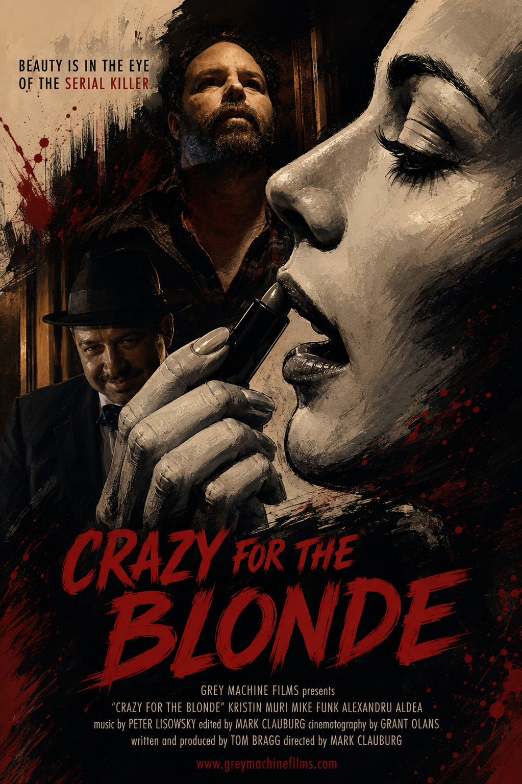 CRAZY FOR THE BLONDE movie poster