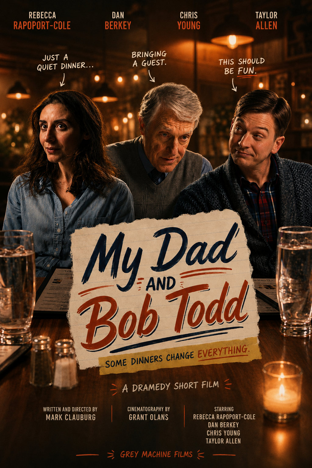 MY DAD AND BOB TODD movie poster